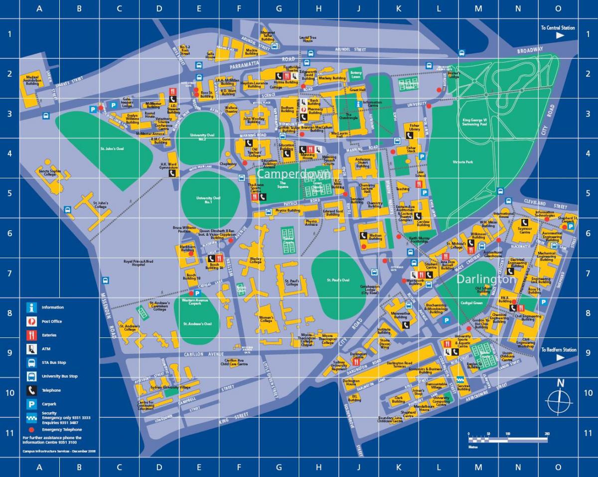 mapa kampusu strony usyd