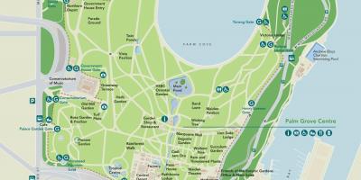 Sydney ogród Botaniczny mapie