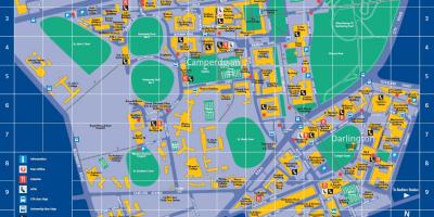 Uniwersytet w Sydney mapie