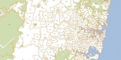 Mapa Sydney indeksy