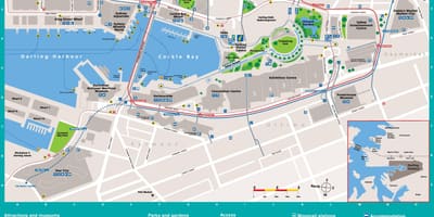 Mapa port w Sydney